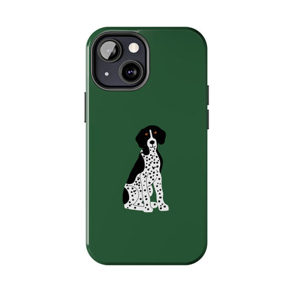 Black GSP Dark Green Tough Phone Cases