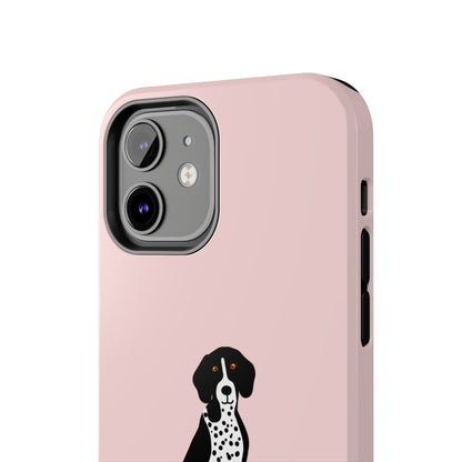 Black GSP Light Pink Tough Phone Cases