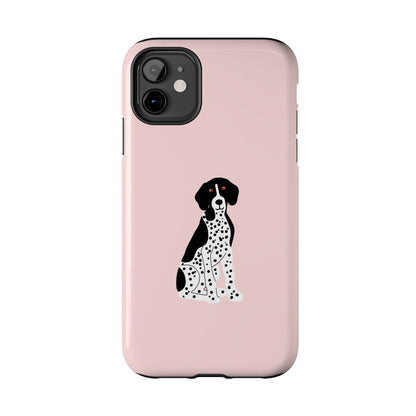Black GSP Light Pink Tough Phone Cases