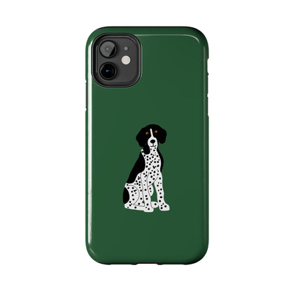 Black GSP Dark Green Tough Phone Cases