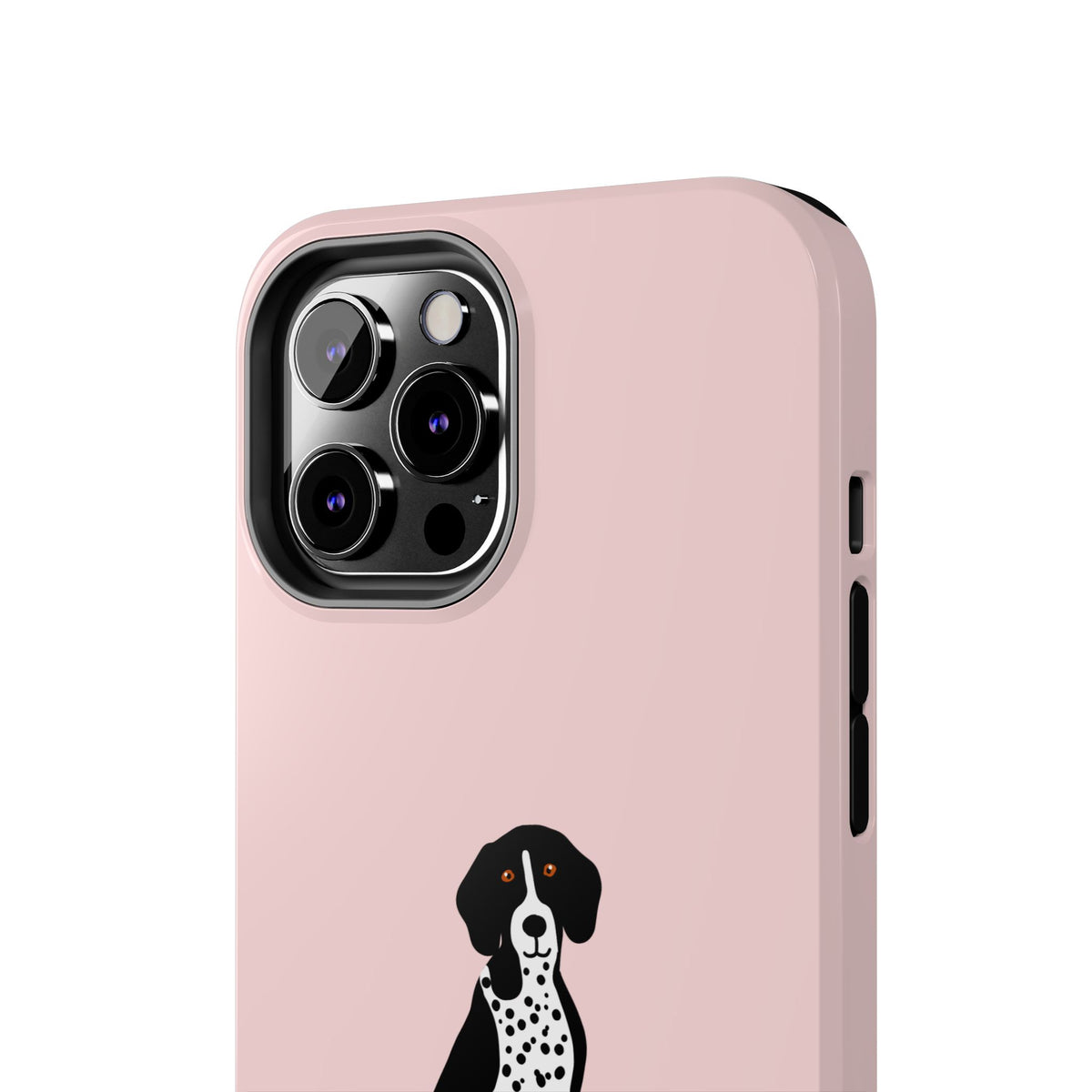 Black GSP Light Pink Tough Phone Cases