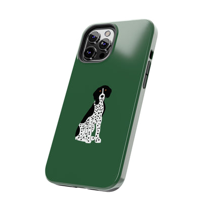 Black GSP Dark Green Tough Phone Cases