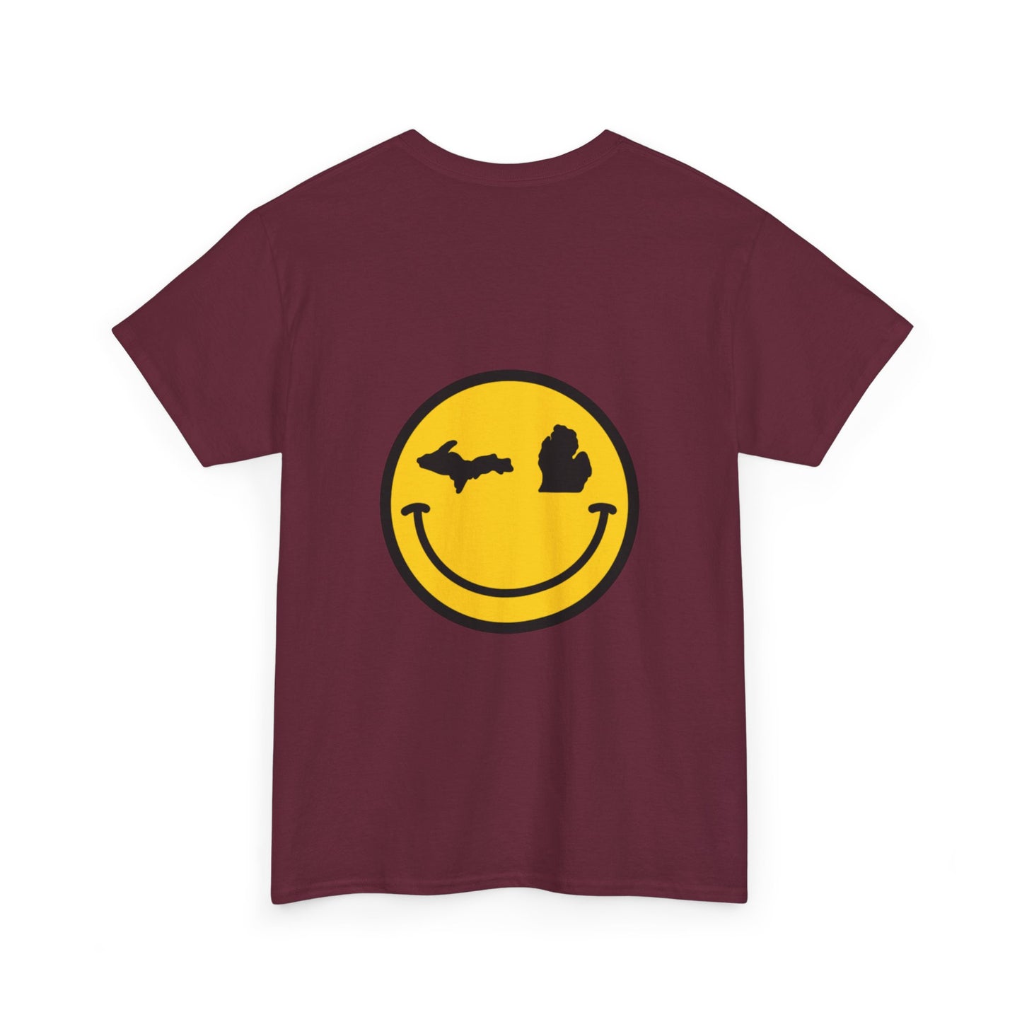 Unisex Michigan Smiley Face Tee