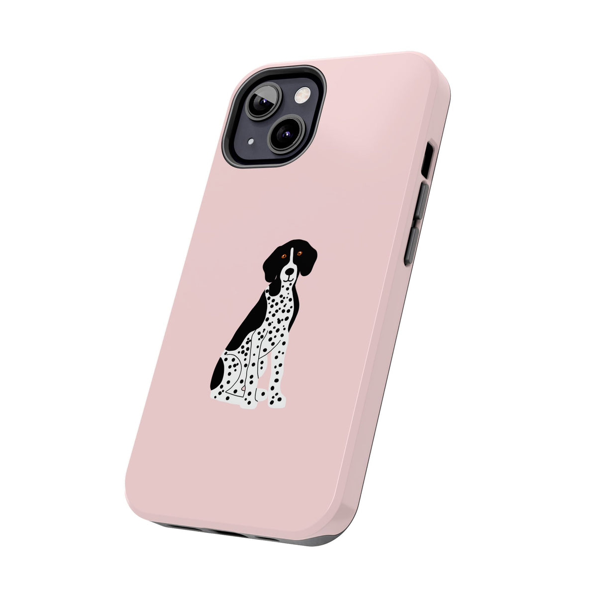Black GSP Light Pink Tough Phone Cases