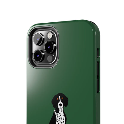 Black GSP Dark Green Tough Phone Cases
