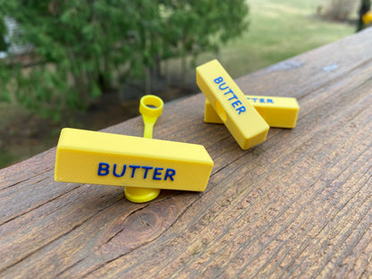 Stick Of Butter Straw Topper/ Charm for Stanely Tumblers and other 9.5mm Straws