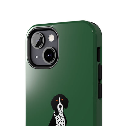 Black GSP Dark Green Tough Phone Cases