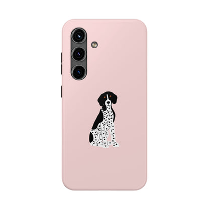 Black GSP Light Pink Tough Phone Cases