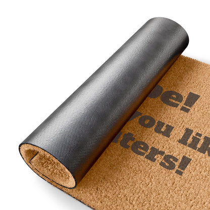 Ope hope you like pointers GSP German Shorthaired Pointer Minnesota Midwest Doormat