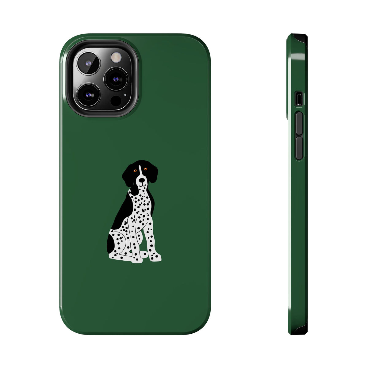 Black GSP Dark Green Tough Phone Cases