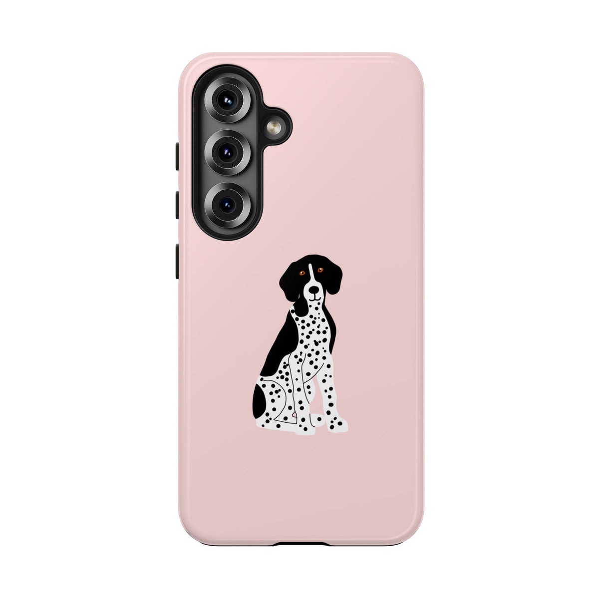 Black GSP Light Pink Tough Phone Cases