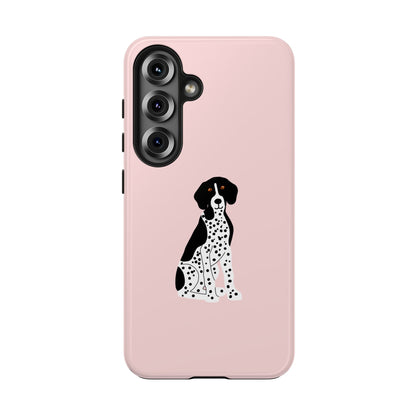 Black GSP Light Pink Tough Phone Cases