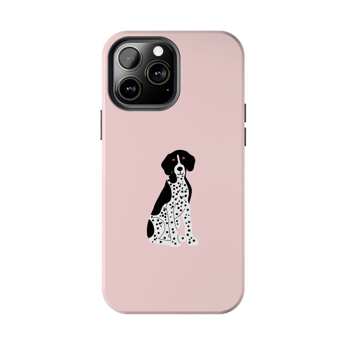 Black GSP Light Pink Tough Phone Cases