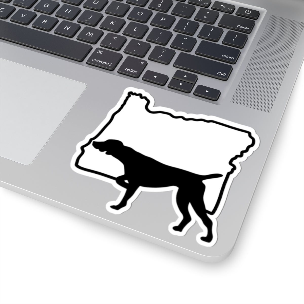 Oregon Outline German Shorthaired Pointer Silhouette Kiss-Cut Stickers