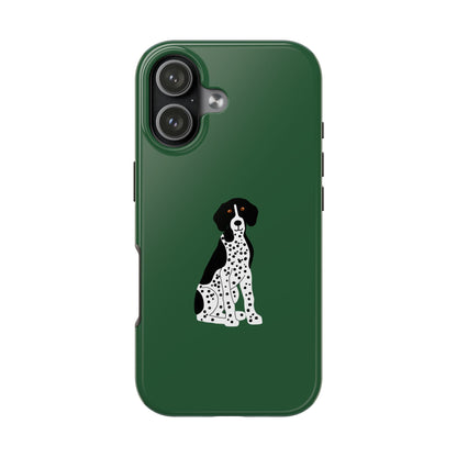 Black GSP Dark Green Tough Phone Cases