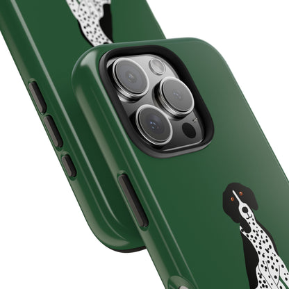Black GSP Dark Green Tough Phone Cases