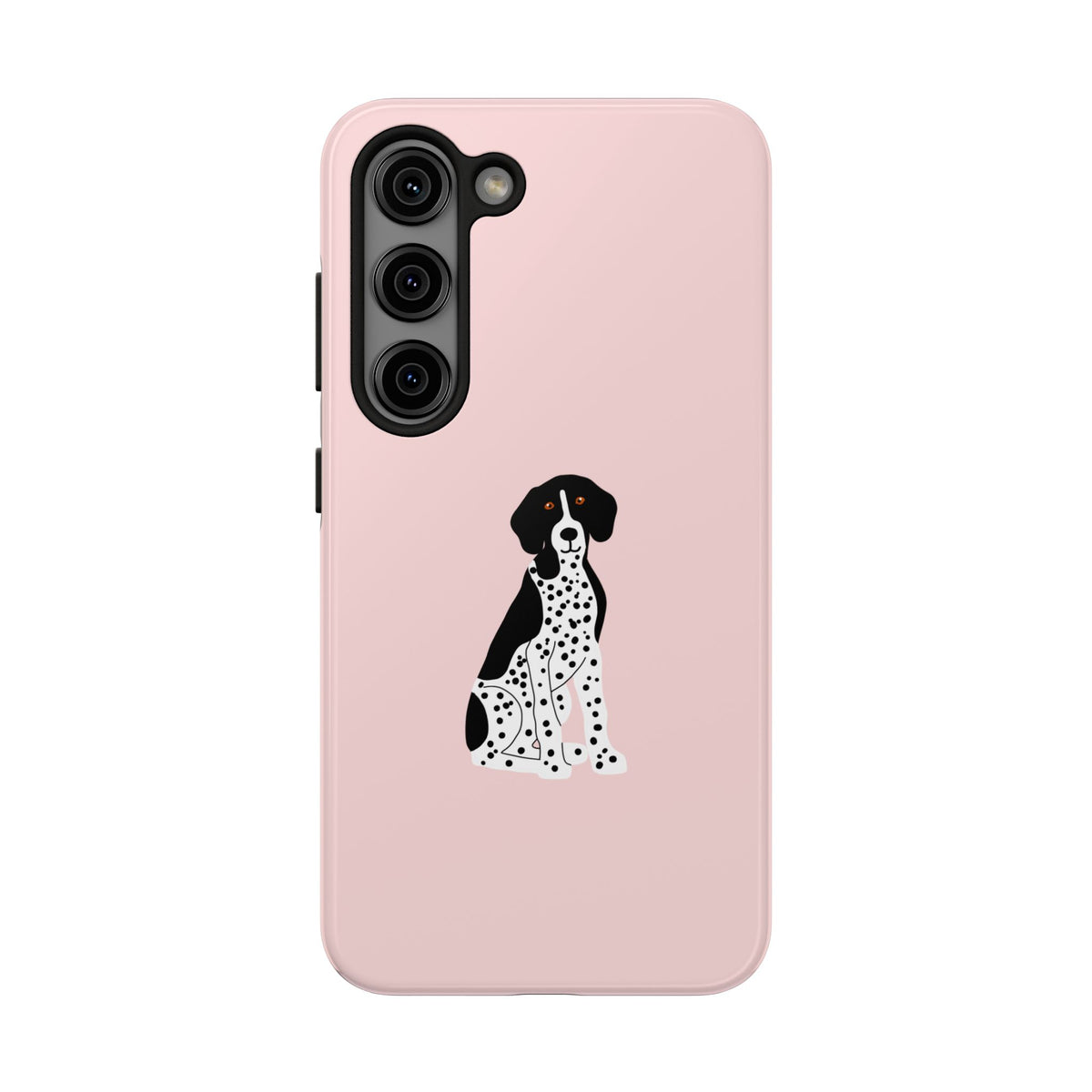 Black GSP Light Pink Tough Phone Cases