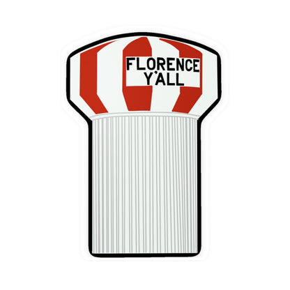 Florence Y'all Water Tower Florence Kentucky Waterproof Kiss-Cut Vinyl Decals Stickers