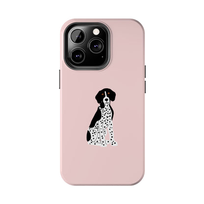 Black GSP Light Pink Tough Phone Cases