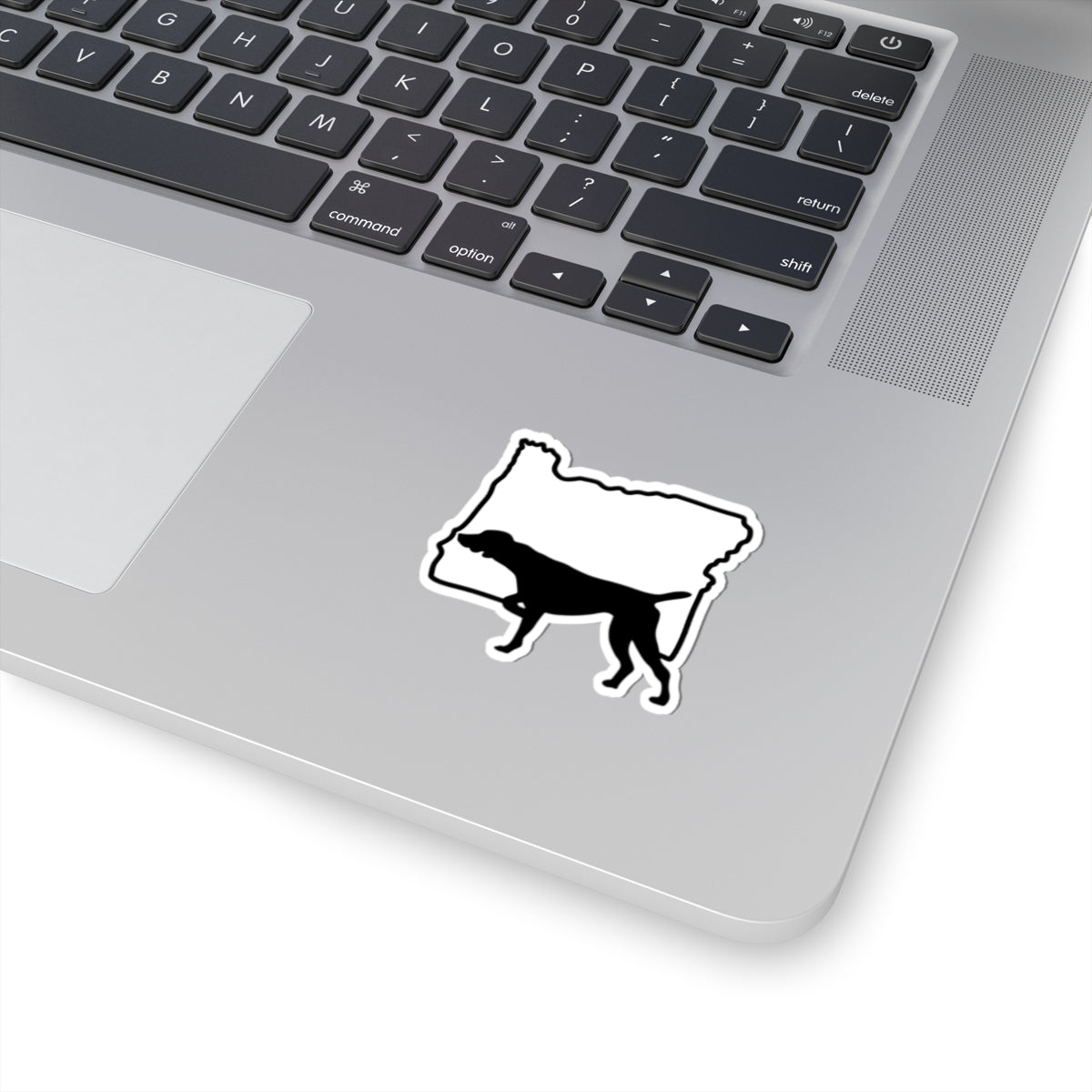 Oregon Outline German Shorthaired Pointer Silhouette Kiss-Cut Stickers
