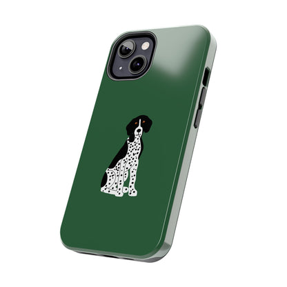 Black GSP Dark Green Tough Phone Cases