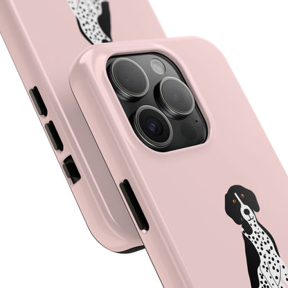 Black GSP Light Pink Tough Phone Cases