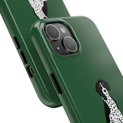 Black GSP Dark Green Tough Phone Cases