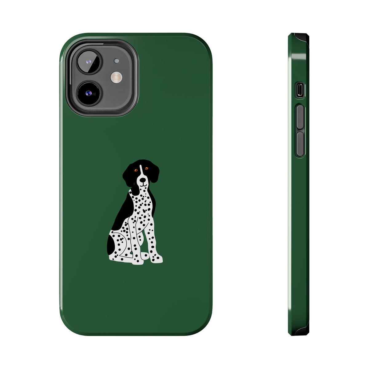 Black GSP Dark Green Tough Phone Cases