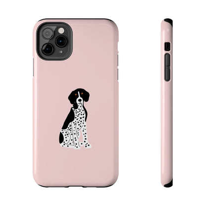 Black GSP Light Pink Tough Phone Cases