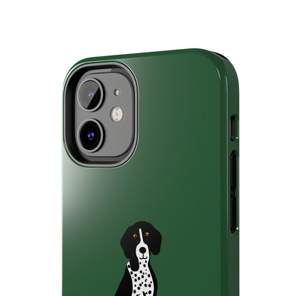Black GSP Dark Green Tough Phone Cases