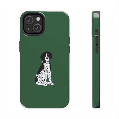 Black GSP Dark Green Tough Phone Cases