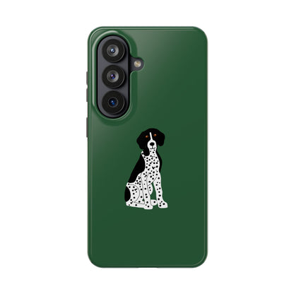 Black GSP Dark Green Tough Phone Cases