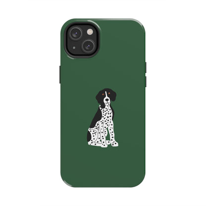 Black GSP Dark Green Tough Phone Cases