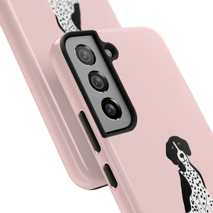 Black GSP Light Pink Tough Phone Cases