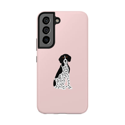Black GSP Light Pink Tough Phone Cases