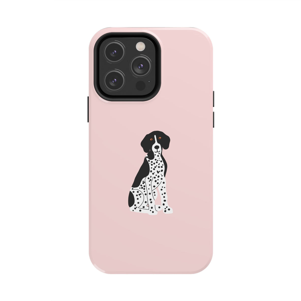 Black GSP Light Pink Tough Phone Cases