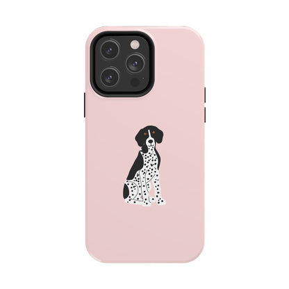Black GSP Light Pink Tough Phone Cases