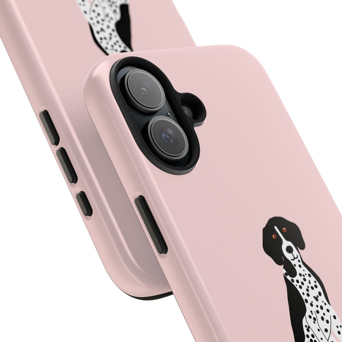 Black GSP Light Pink Tough Phone Cases