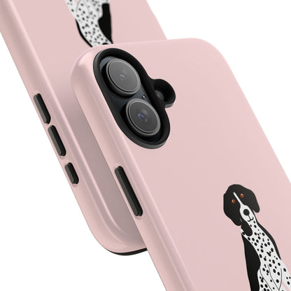 Black GSP Light Pink Tough Phone Cases