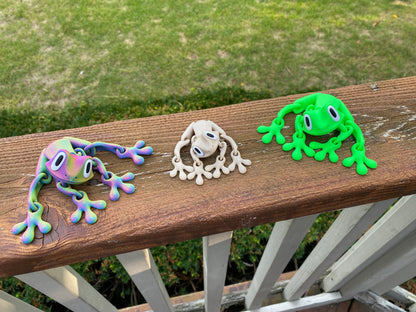 Articulated Tree Frog Fridge Magnets 3D Printed
