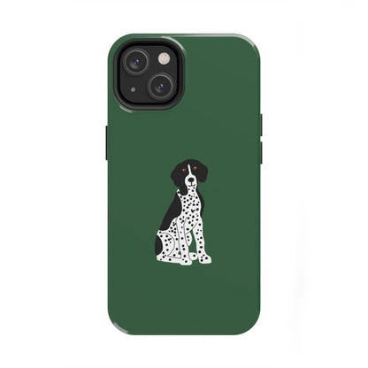 Black GSP Dark Green Tough Phone Cases