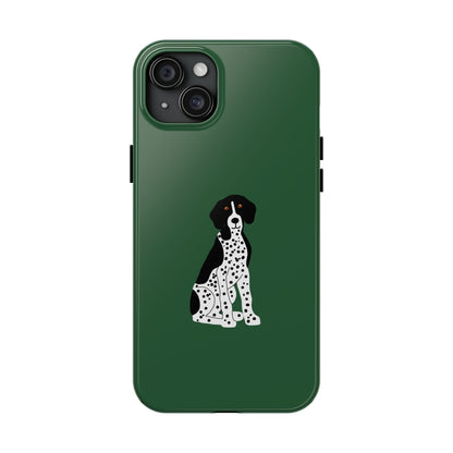 Black GSP Dark Green Tough Phone Cases