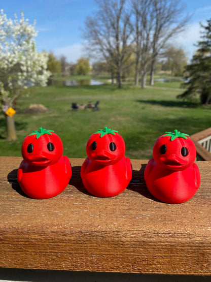 Tomato Duck Miniature Figurine For Jeep Wrangler Dashboard