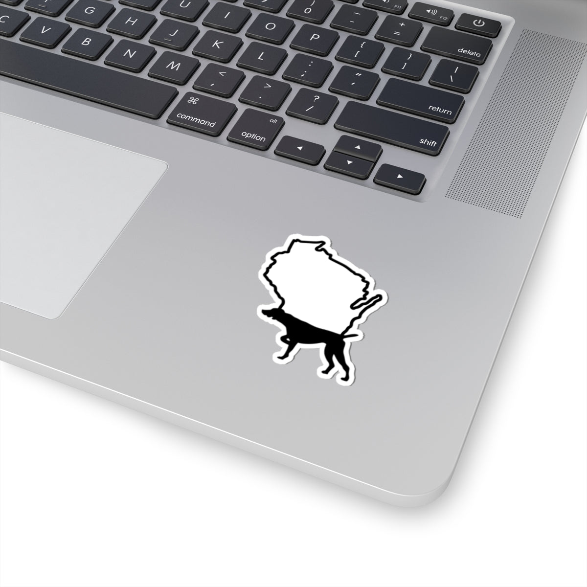 Wisconsin Outline German Shorthaired Pointer Silhouette Kiss-Cut Stickers