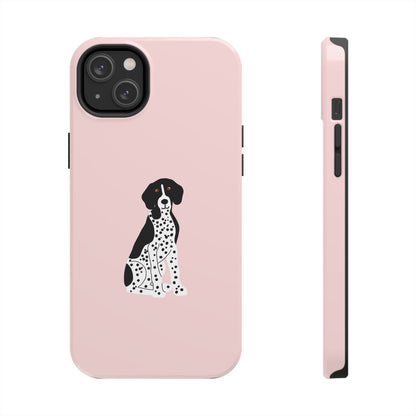 Black GSP Light Pink Tough Phone Cases