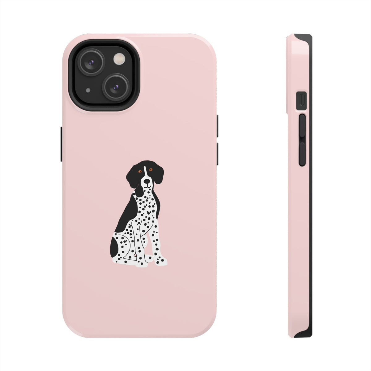 Black GSP Light Pink Tough Phone Cases