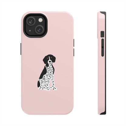 Black GSP Light Pink Tough Phone Cases