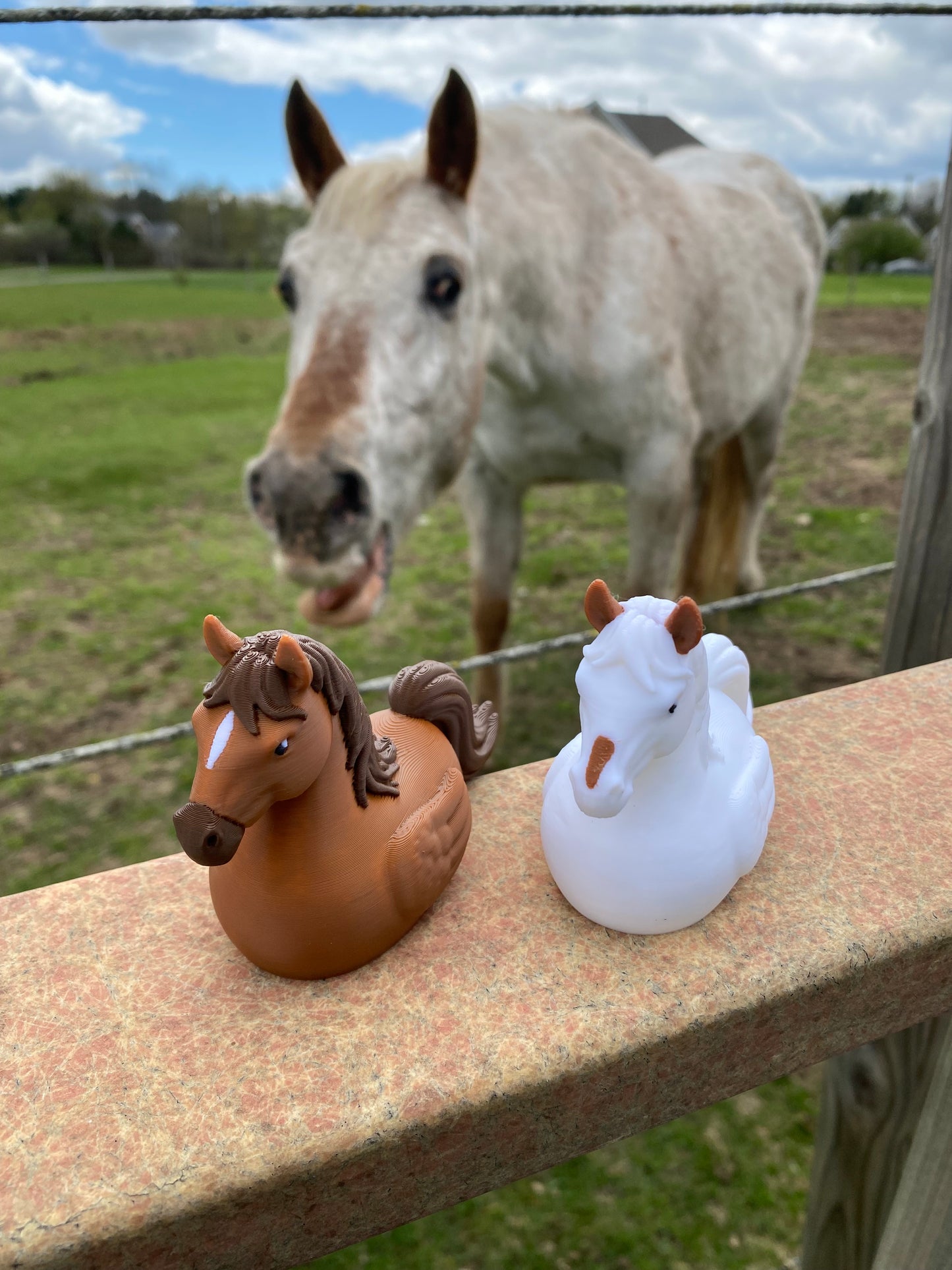 Horse Duck Miniature Figurine For Jeep Wrangler Dashboard