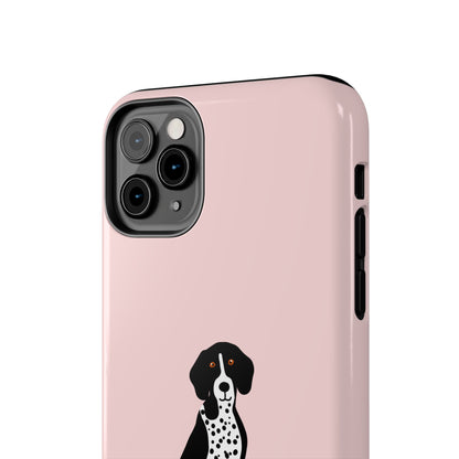 Black GSP Light Pink Tough Phone Cases