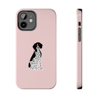 Black GSP Light Pink Tough Phone Cases